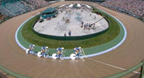 Mathematicaでオリンピックに使用された解体可能な自転車競技場