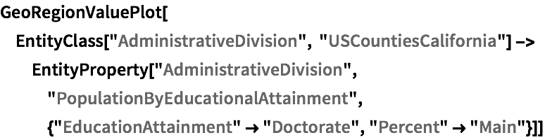 詳細なアメリカ合衆国国勢調査データにアクセスする Wolfram言語 12の新機能