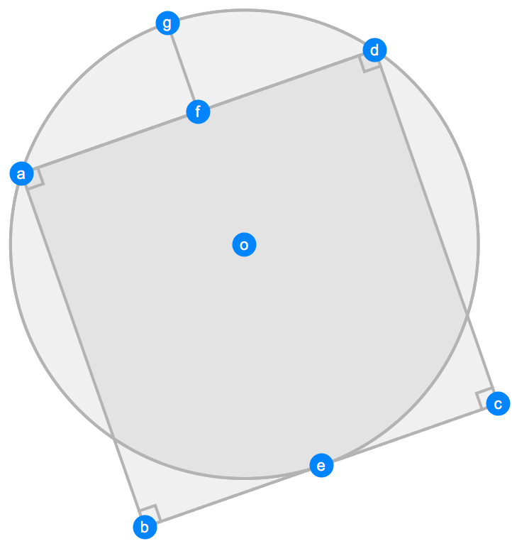 正方形の面積を求める Wolfram言語 12の新機能