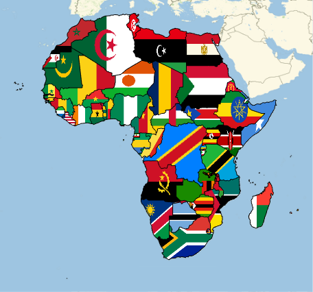 africa political map 2022