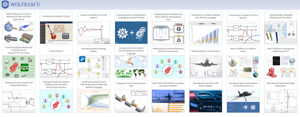 Wolfram System Modeler Courses
